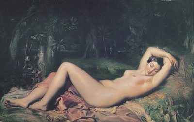 A Sleeping Nymph by Théodore Chassériau